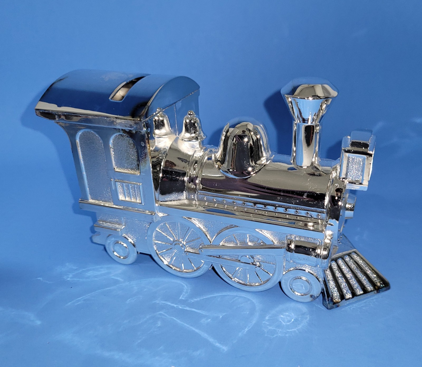 VTG 1992 International Silver Co. Child’s Keepsake Silver-Plated Train Bank 