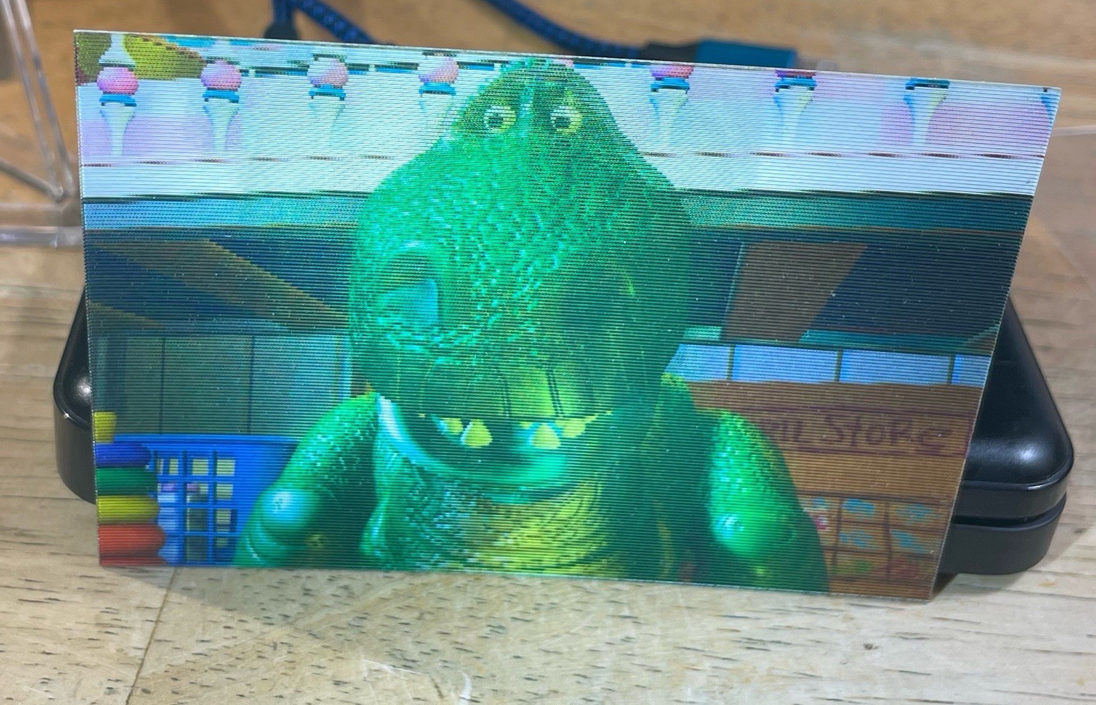 1995 SkyBox Disney's Toy Story 3-D Lenticular Rex #2 of 2 RARE Case Topper