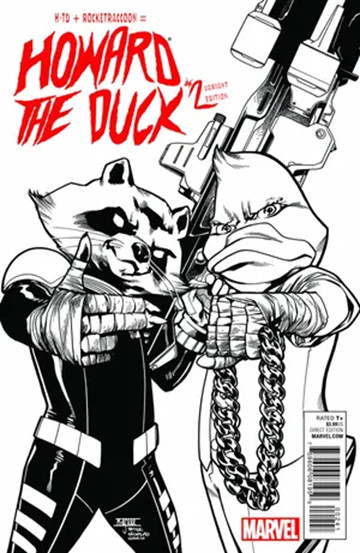 Marvel Howard the Duck #2 Run the Jewels Sketch Variant M/NM
