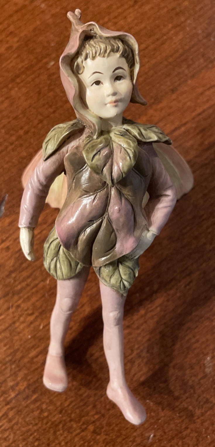 Cicely Mary Barker Heliotrope Fairy Ornament Flower Fairies 4” X 2” Hangable