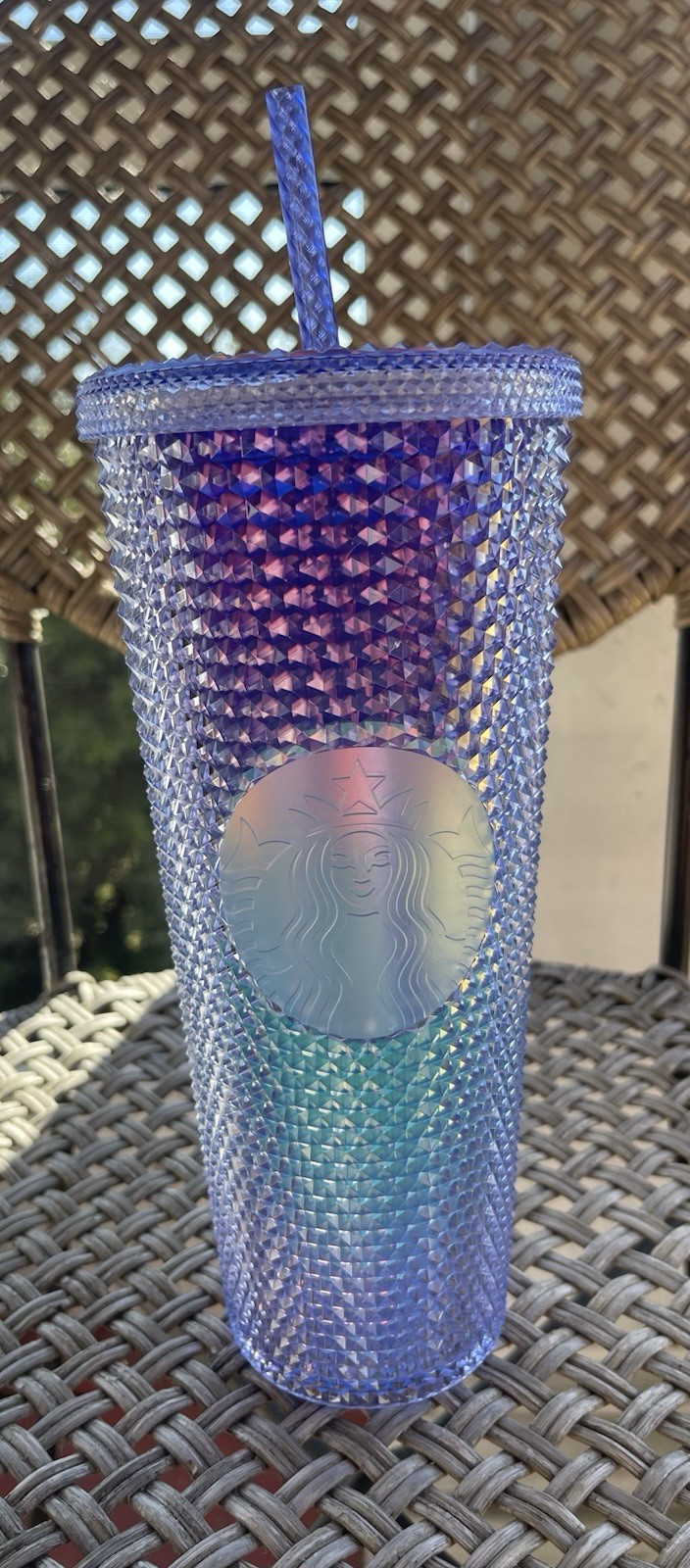 NEW Starbucks Summer 2021 Purple Blue Ombre - Studded Cold Tumbler Venti 24oz NEW Starbucks Summer 2021 Purple Blue Ombre - Studded Cold Tumbler Venti 24oz