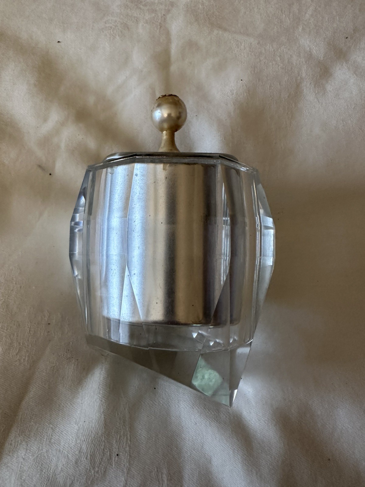 Vintage MCM Korex Crystal Electro Match Tabletop Lighter