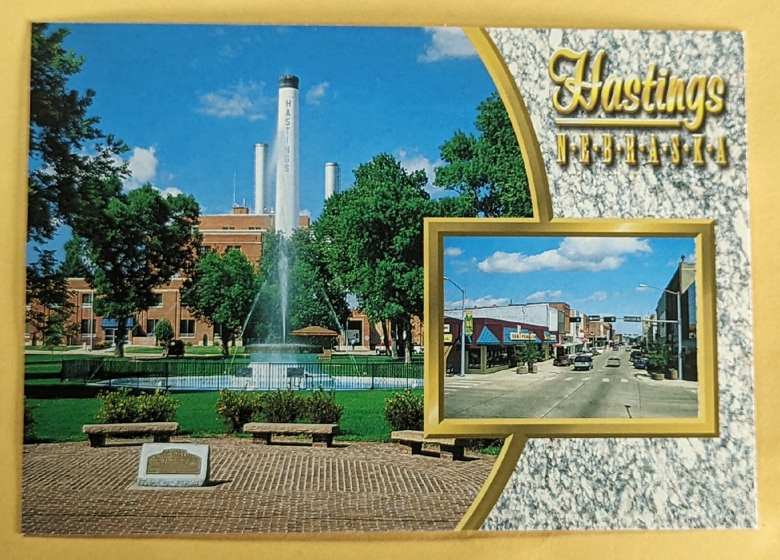Postcard NE: Hastings. Nebraska 