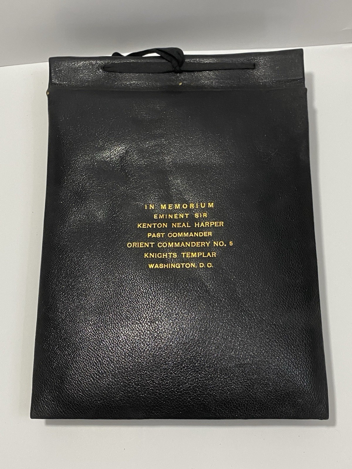Antique 1900’s Knights Templar In Memoriam Sir Kenton Neal Harper Leather Book Antique 1900’s Knights Templar In Memoriam Sir Kenton Neal Harper Leather Book