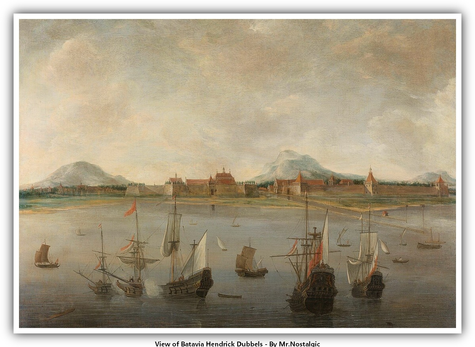 View of Batavia Hendrick Dubbels