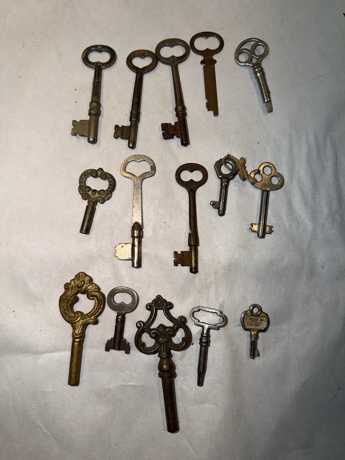 Lot Of Antique Skeleton Keys Lot Of Antique Skeleton Keys