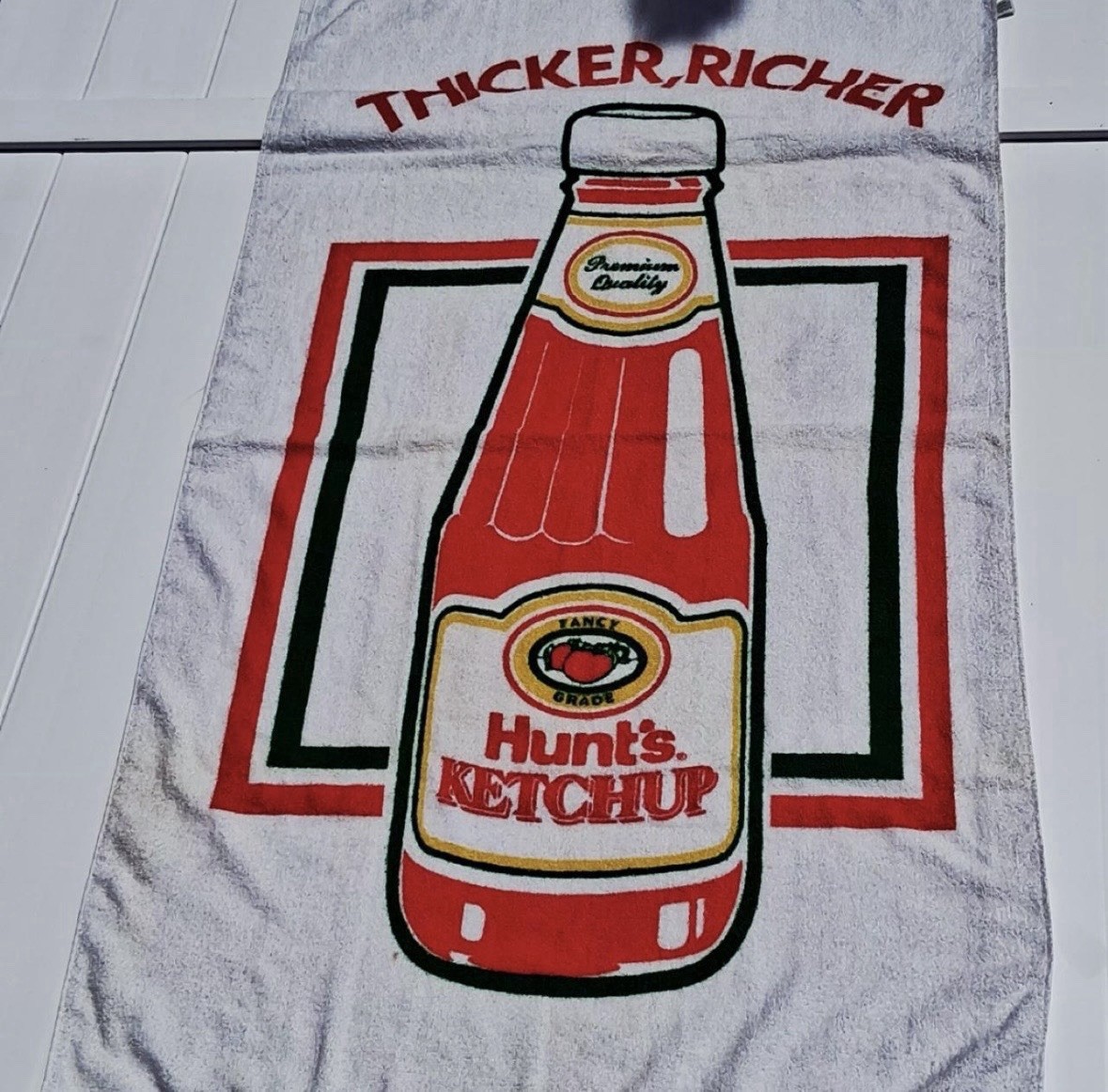 Vintage Hunt’s Ketchup Beach  Towel 