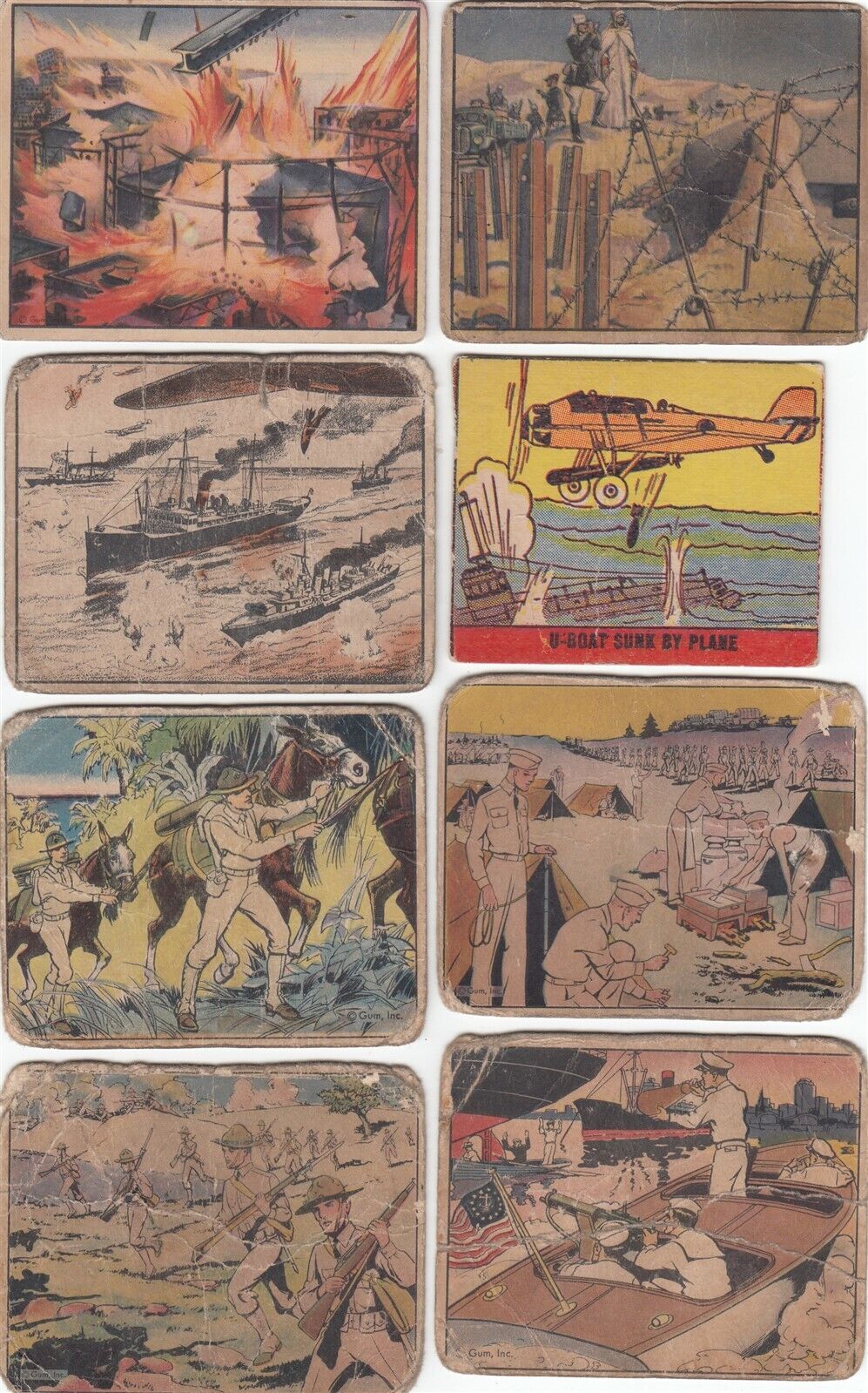 (12) 1910 1939 1941 War News National Defense Mecca War Vintage Card Lot 