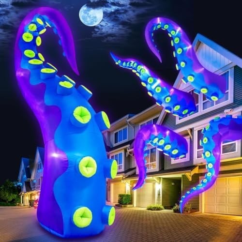1PCS 14FT Giant Halloween Inflatables Octopus Tentacles, Huge Halloween Decorati 1PCS 14FT Giant Halloween Inflatables Octopus Tentacles, Huge Halloween Decorati
