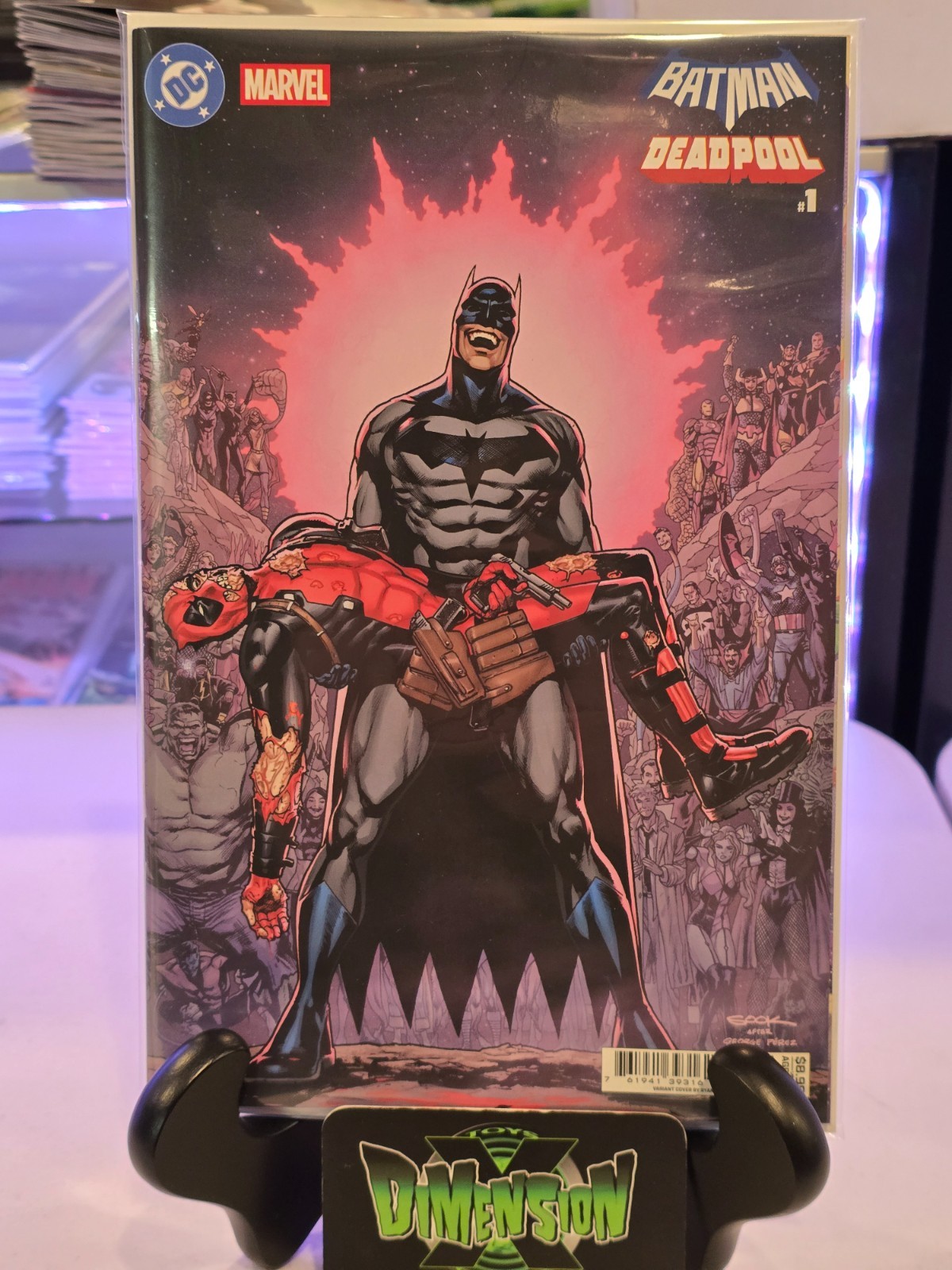 BATMAN DEADPOOL #1 RYAN SOOK VARIANT NM 2025 DC MARVEL CROSSOVER CRISIS HOMAGE
