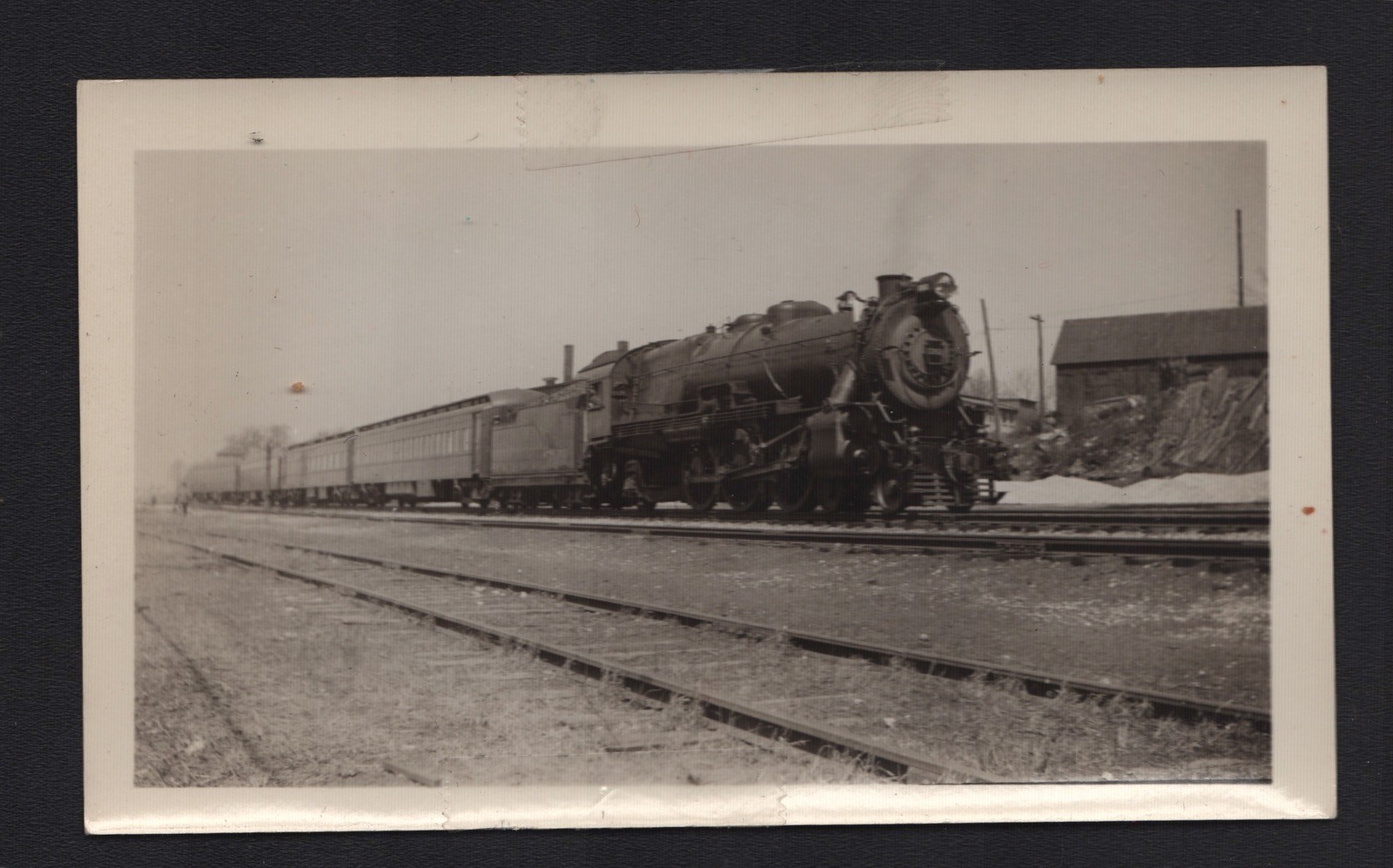 Original 1930s Steam Train Black & White Photograph