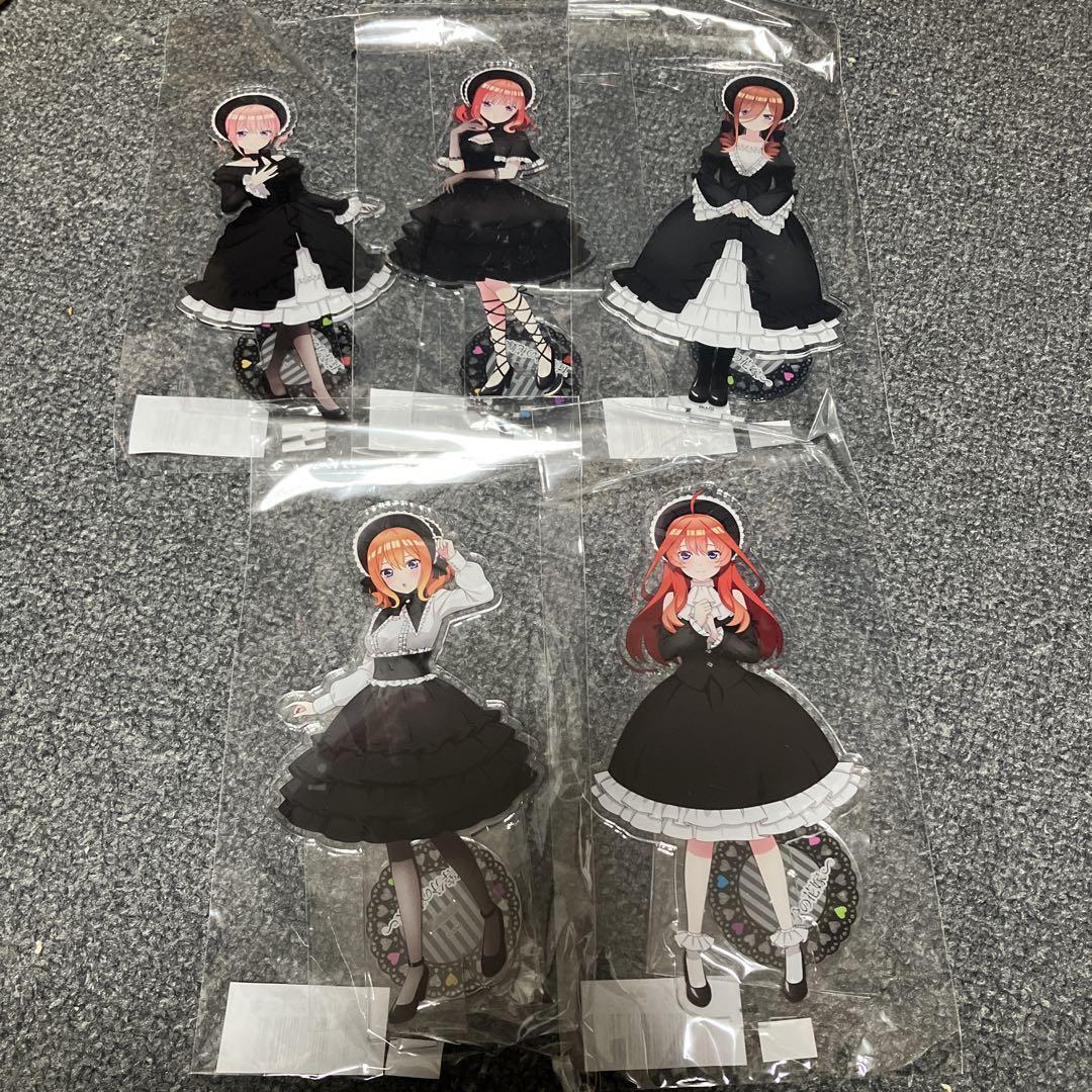 The Quintessential Quintuplets Acrylic Stand 5 Piece Set Princess Cafe Gothic Lo