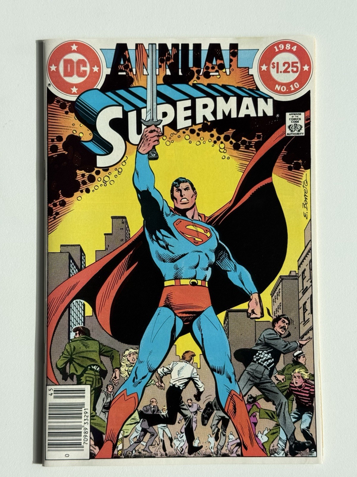 SUPERMAN ANNUAL #10 ◉ DC 1984 Newsstand Comic Book * NM * HIGH GRADE  👀