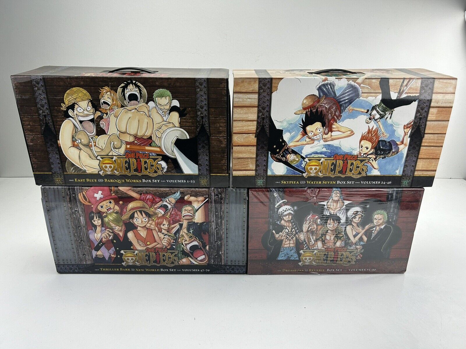 One Piece Box Set 1-4 Volume 1-90 Complete Set