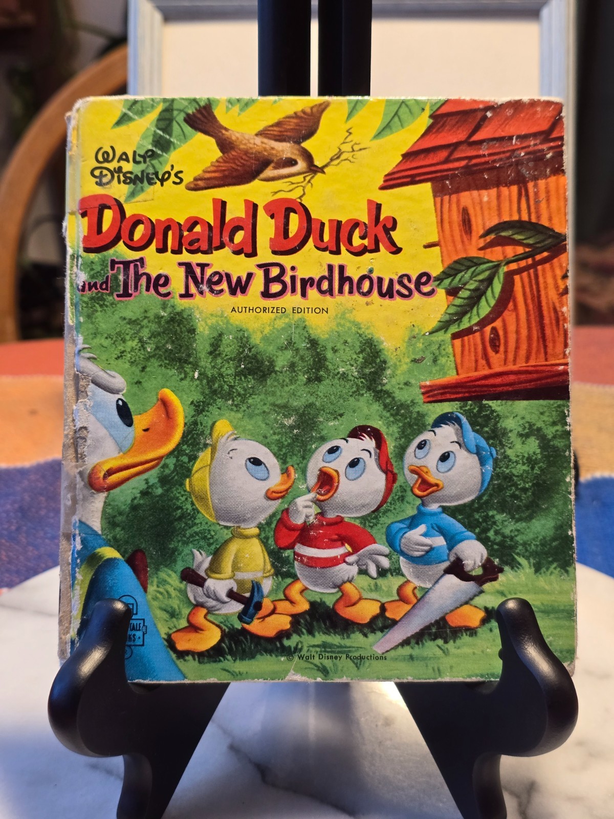 Vintage 1956 Walt Disney s Donald Duck and The New Birdhouse Whitman Tell-A-Tale