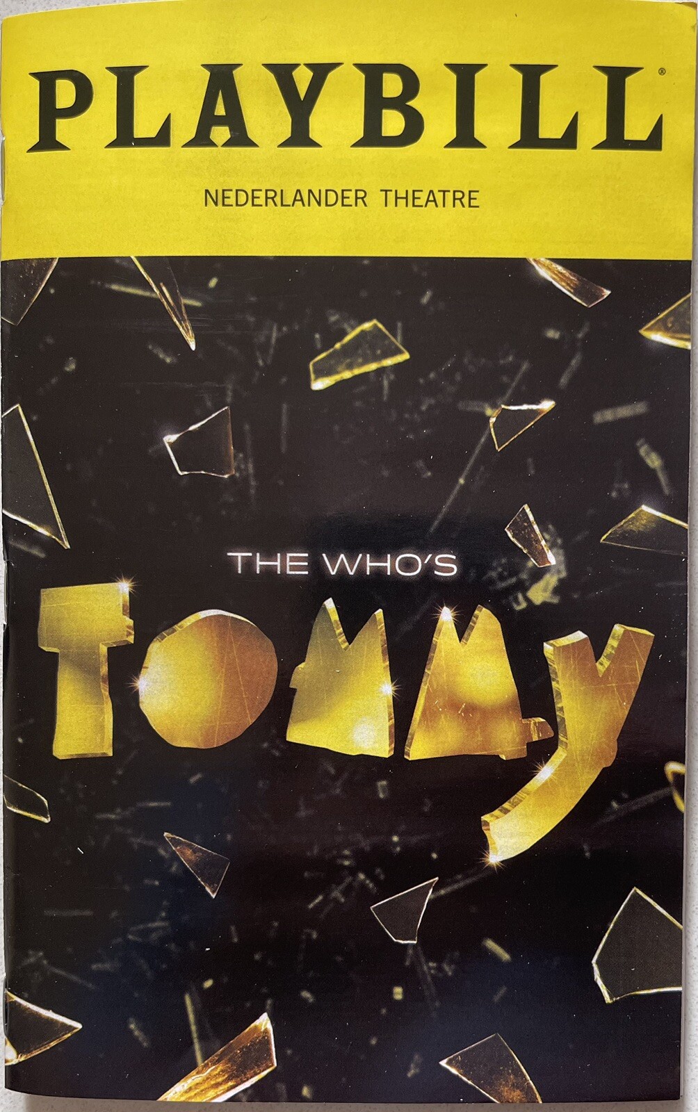 The Who\'s Tommy - Broadway Playbill - May 2024 - Adam Jacobs, Ali Louis Bourzgui