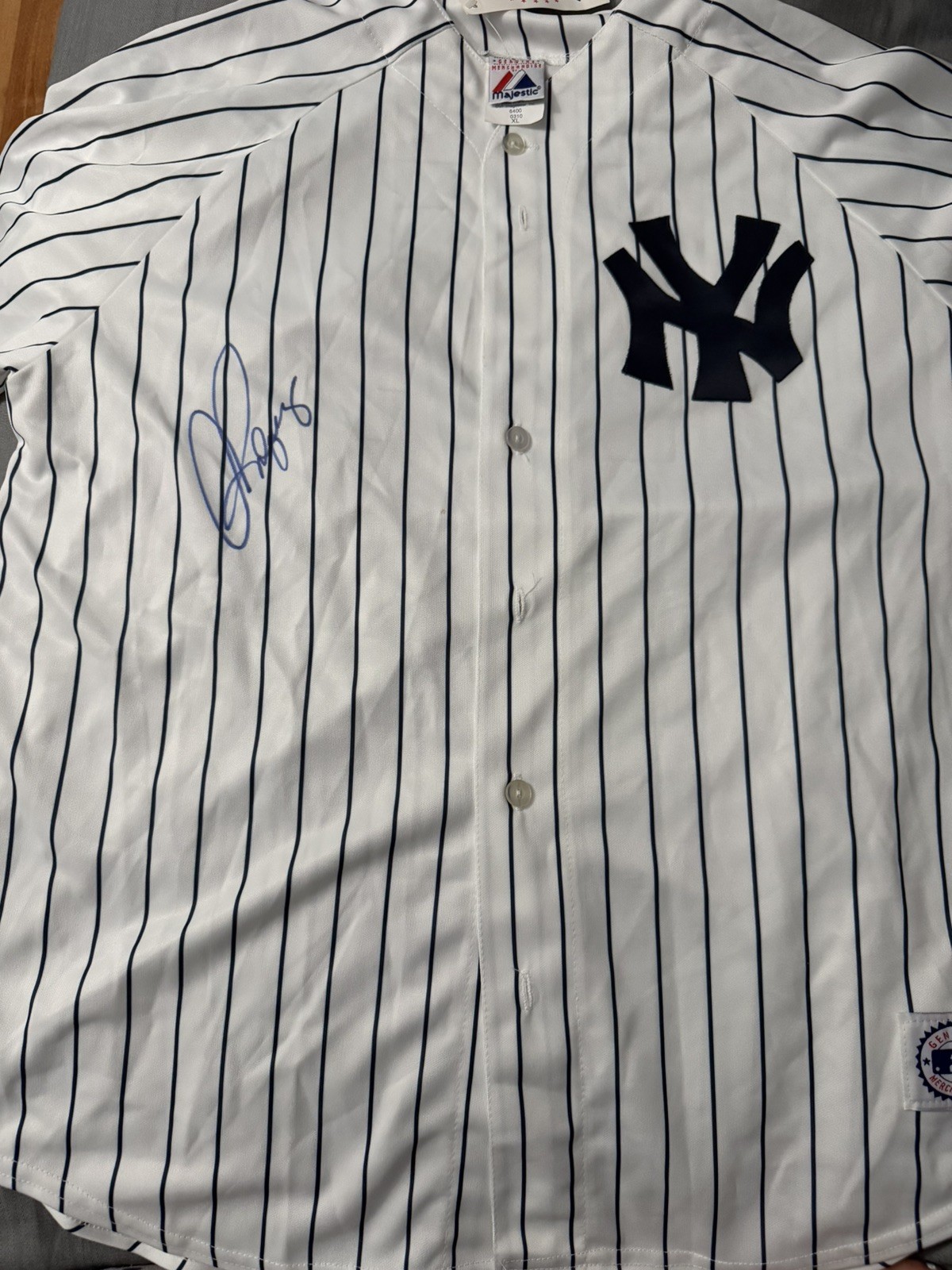 Alex Rodriguez Signed New York Yankees Baseball Jersey AUTO MLB Hologram Sz XL
