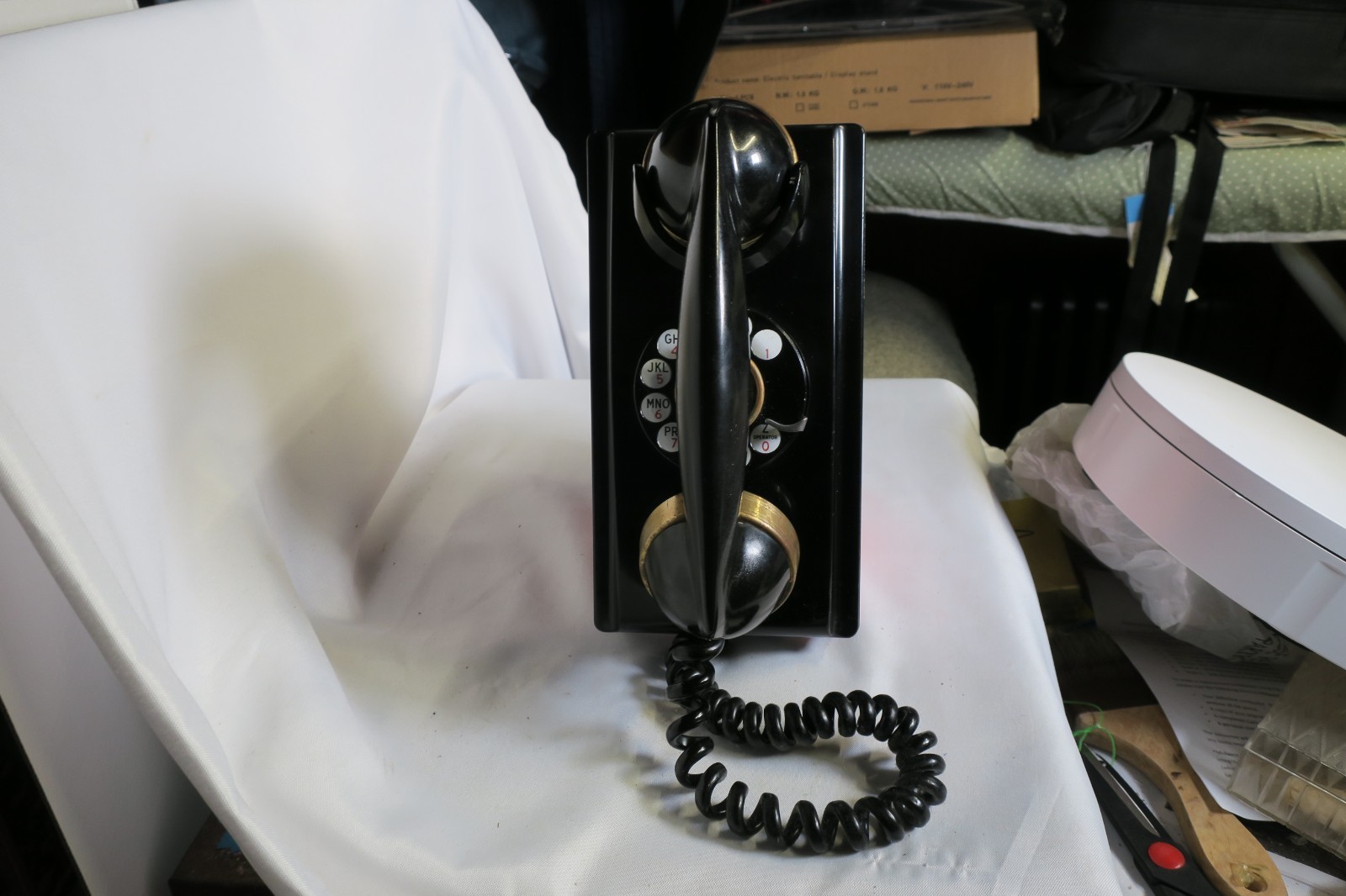 Vintage Western Electric Wall Telephone Model 354 - F1 Handset - Untested Vintage Western Electric Wall Telephone Model 354 - F1 Handset - Untested