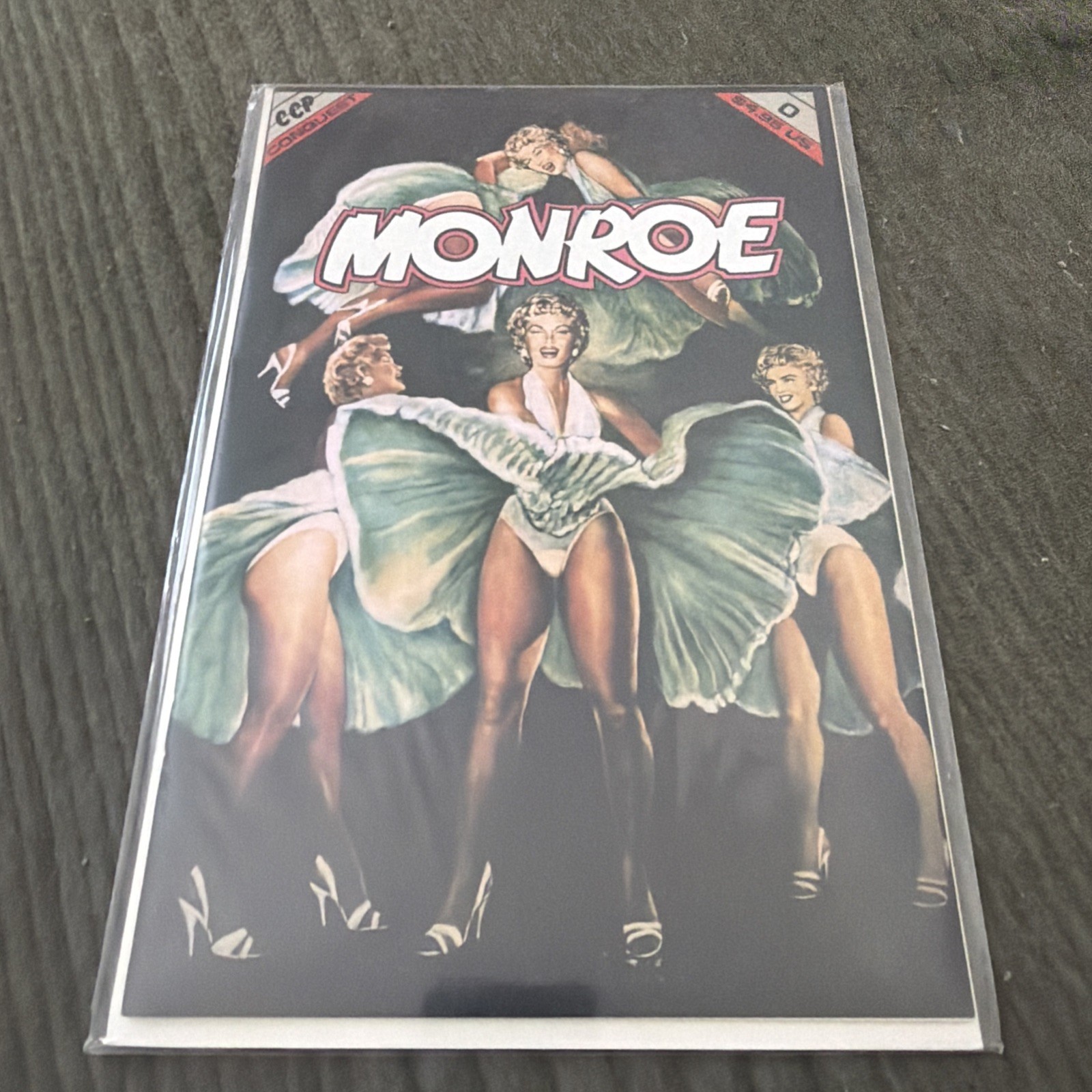 Monroe #0 Marilyn Monroe Joe DiMaggio 1992 With Card and Poster Conquest Comic