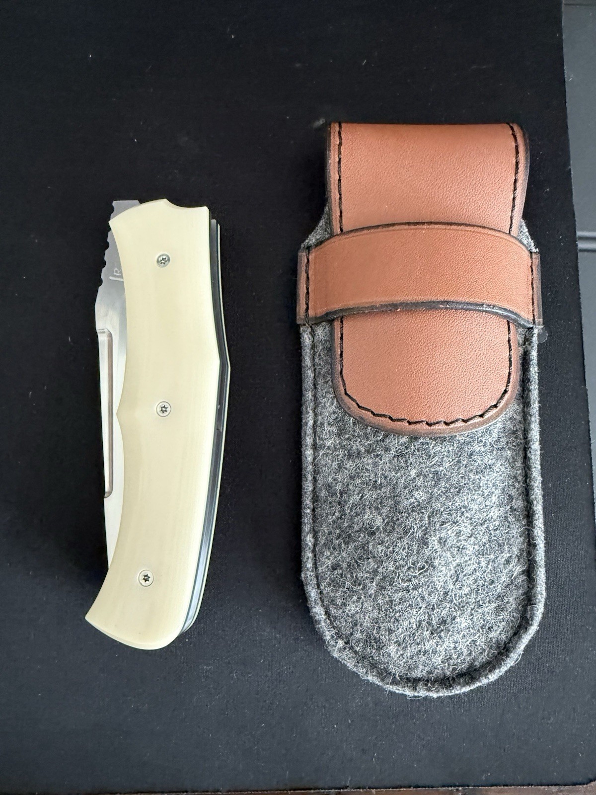 Remi Laville C-Klone Front Flipper Custom Knife New