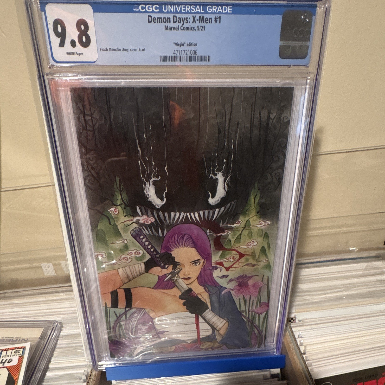 Marvel Demon Days: X-Men #1 2021 1:100 Incentive CGC 9.8 Peach Momoko Virgin Marvel Demon Days: X-Men #1 2021 1:100 Incentive CGC 9.8 Peach Momoko Virgin