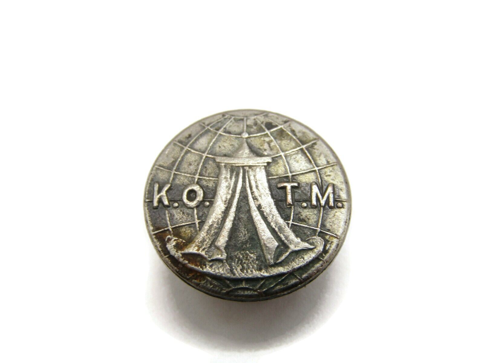 KOTM K.O.T.M. Knights of the Maccabees Buttonhole Pin Antique Vintage