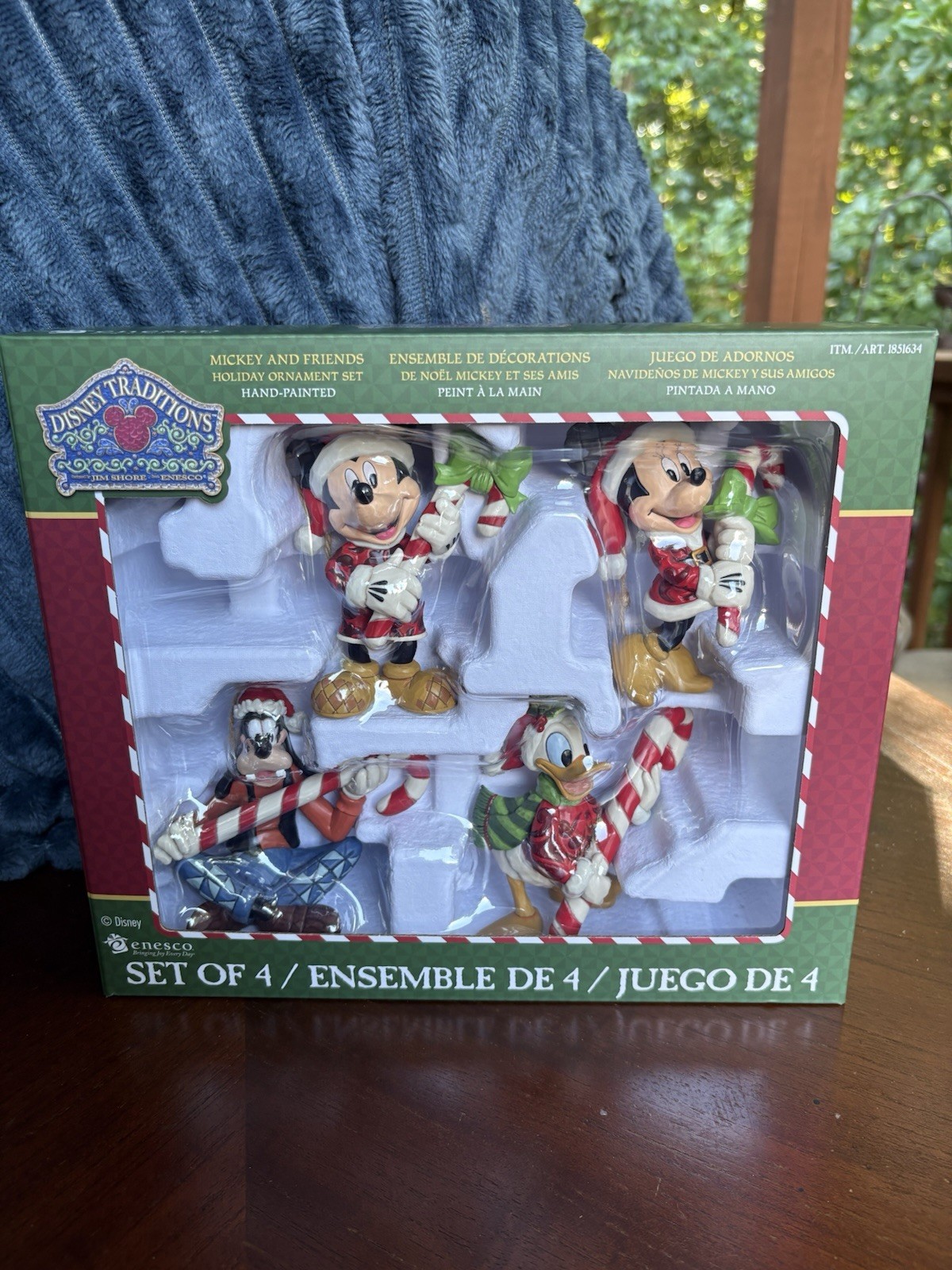 Enesco Disney Jim Shore Mickey & Friends Figurine Ornaments Minnie Goofy Donald