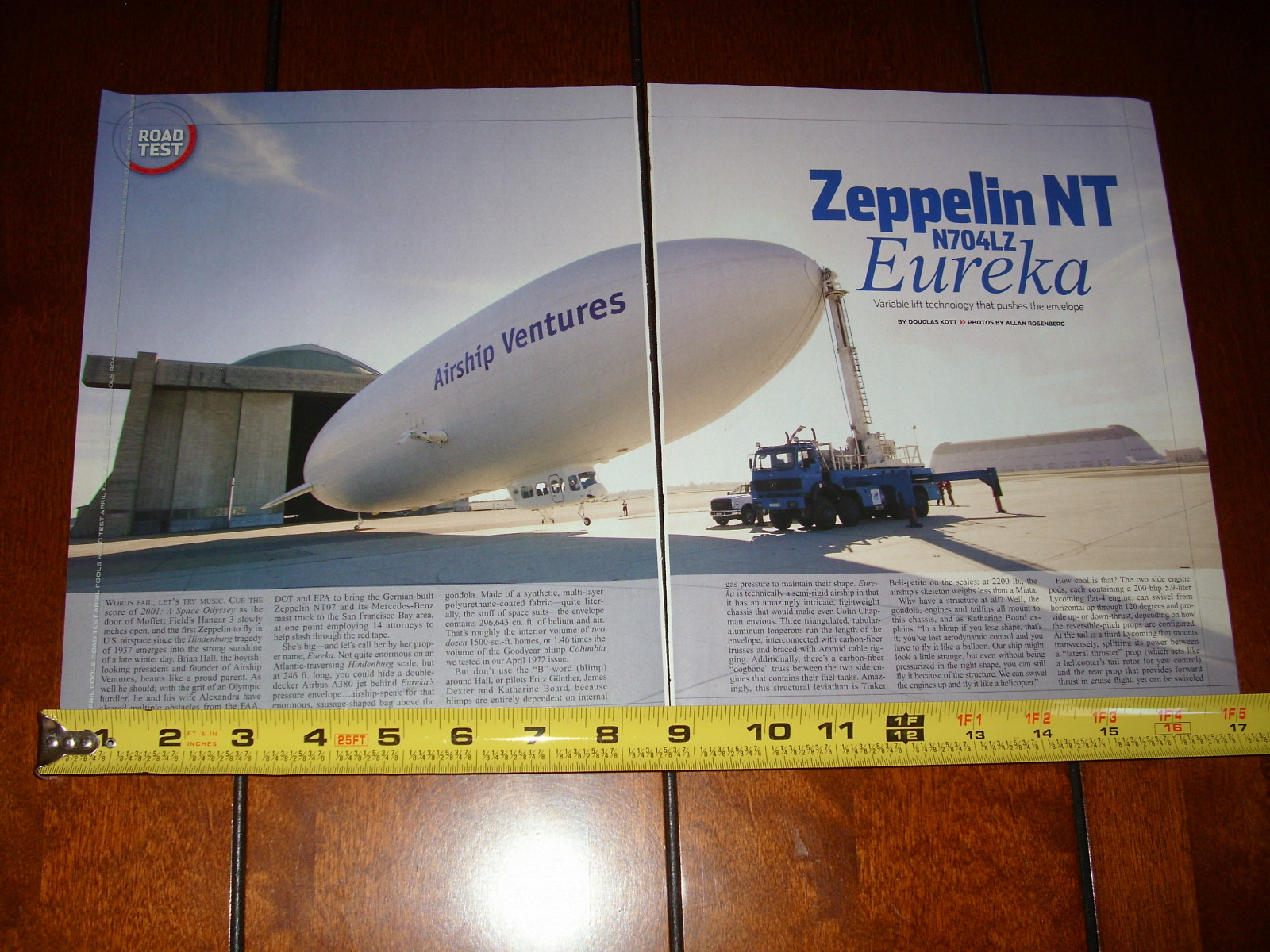 AIRSHIP VENTURES ZEPPELIN NT - ORIGINAL 2009 ARTICLE AIRSHIP VENTURES ZEPPELIN NT - ORIGINAL 2009 ARTICLE