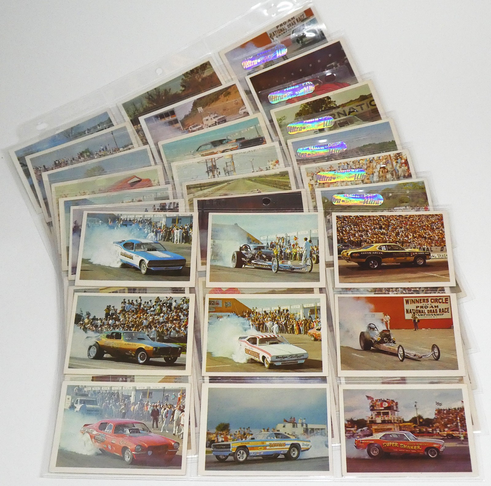 1971 Fleer AHRA Official Drag Champs  Very Rare Numbered Canadian Full Set 63