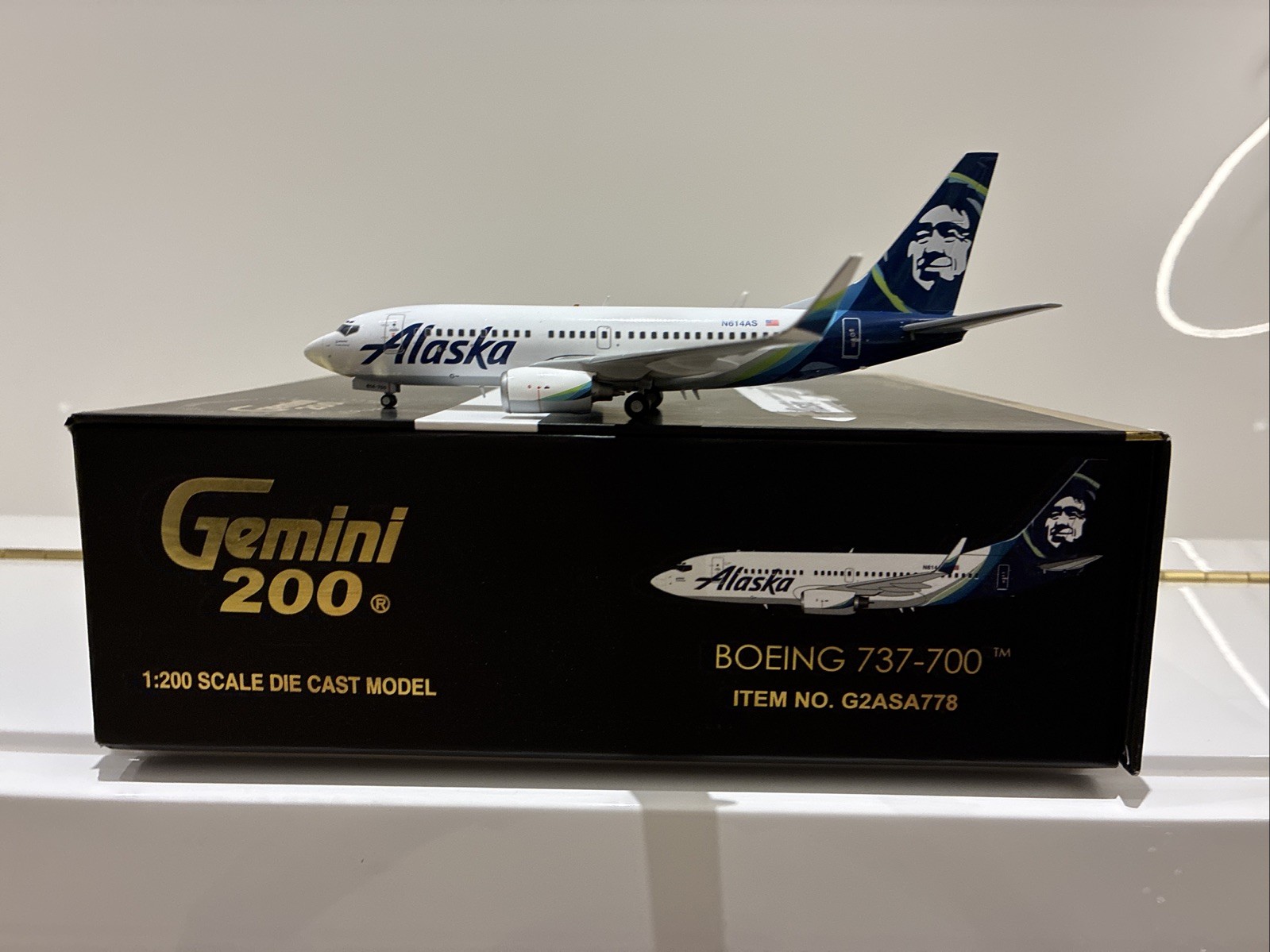 Gemini Jets 1:200 Alaska  737-700	G2ASA778 RARE