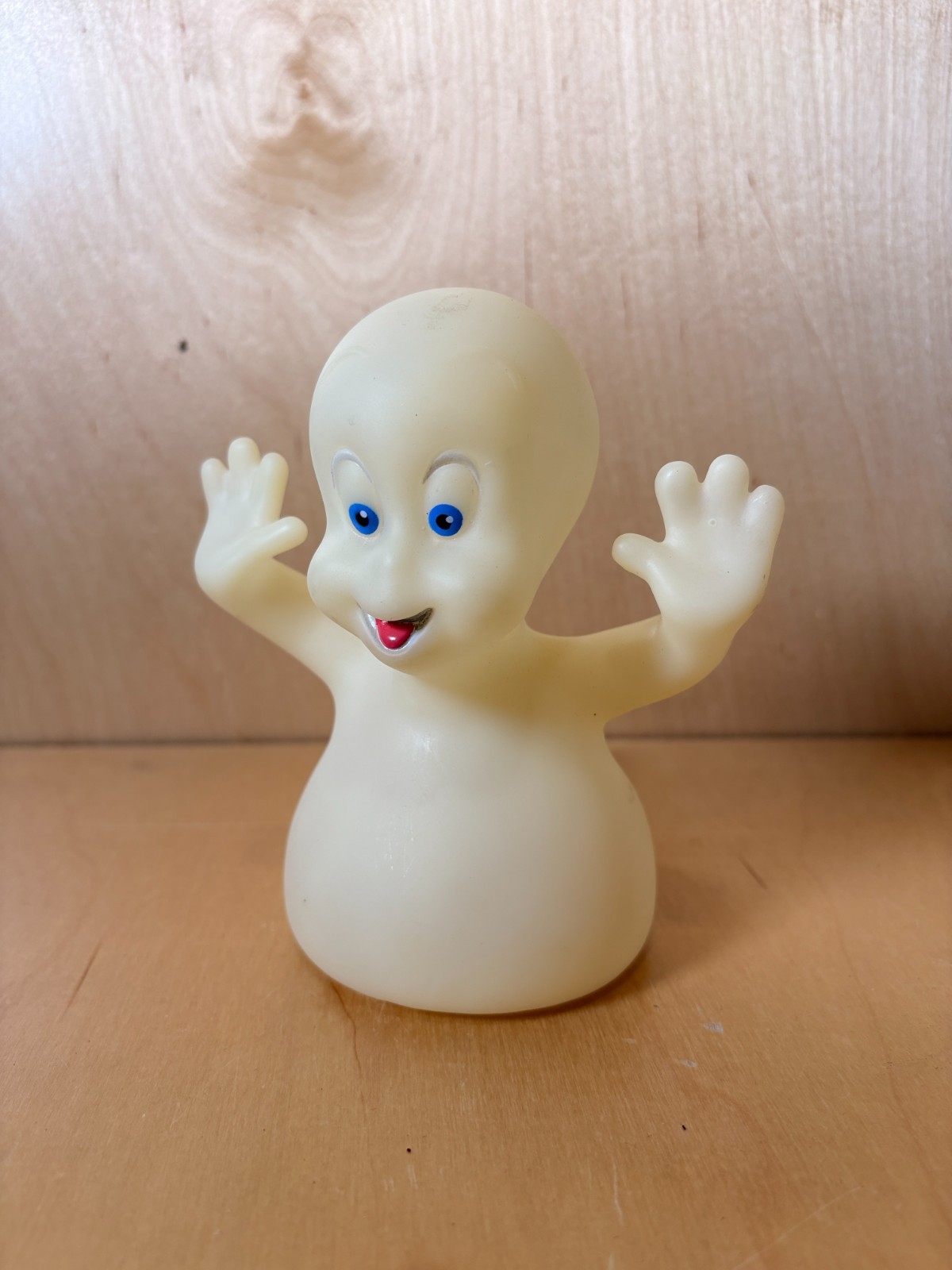 Vintage 1995 Casper The Friendly Ghost Hand Puppet by Pizza Hut Glow In The Dark