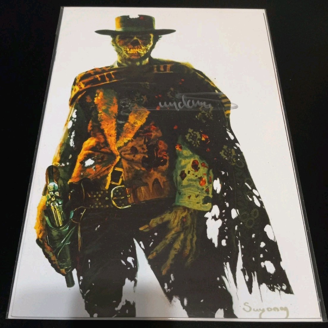 Dynamite The Man With No Name #1 Suydam Zombie Virgin Variant 2008 AUTO NO COA 