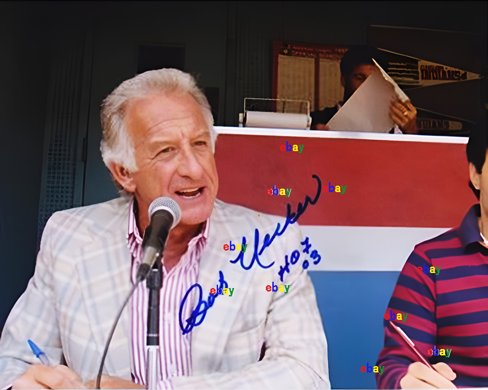 BOB UECKER SIGNED REPRINT MAJOR LEAGUE AUTOGRAPH 8