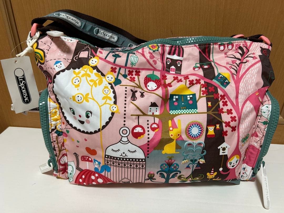 LeSportsac Artist in Residence Collaboration Boston Bag Rare Pattern