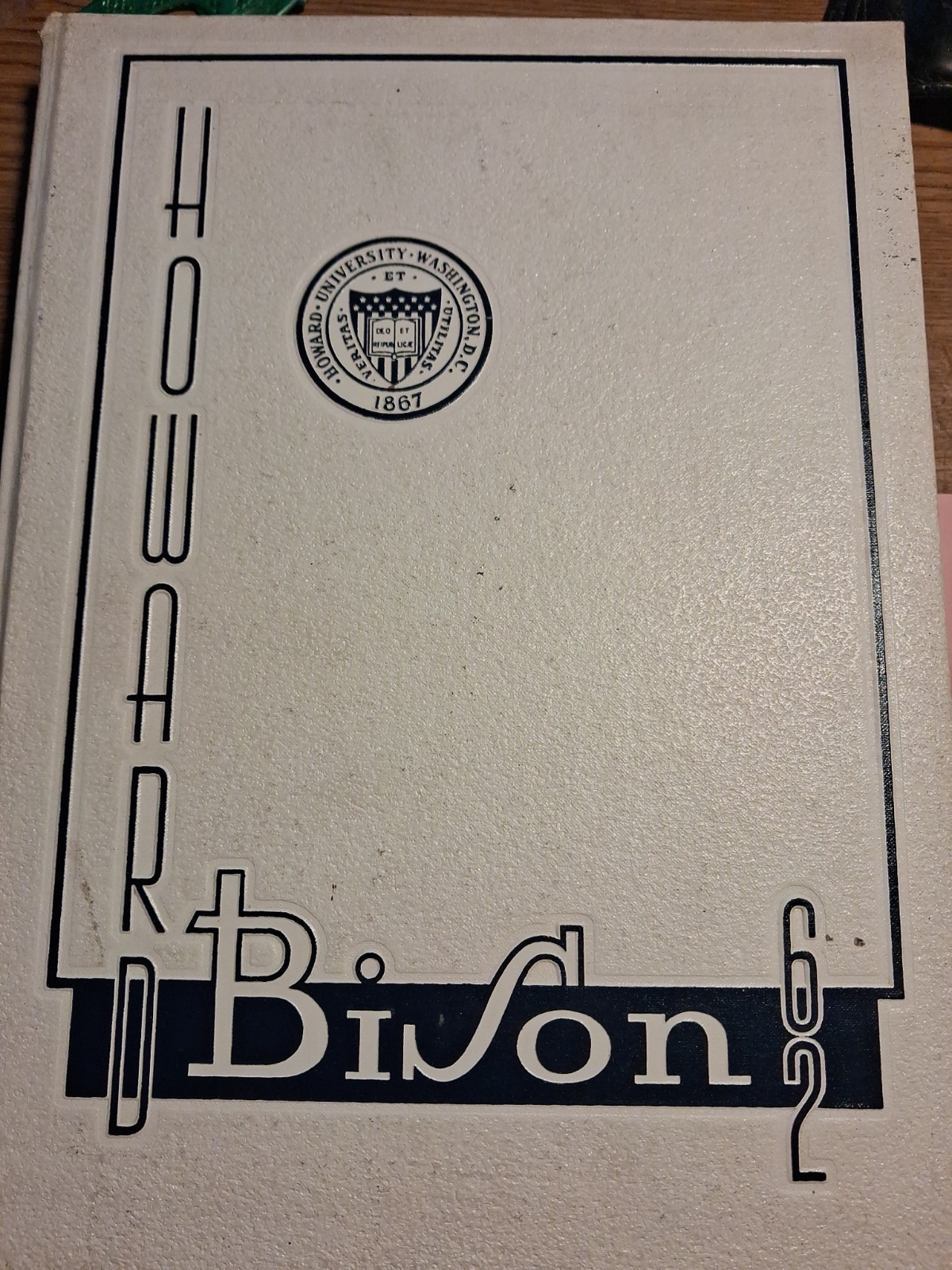 1962 HOWARD UNIVERSITY Yearbook  Washington, DC - BISON