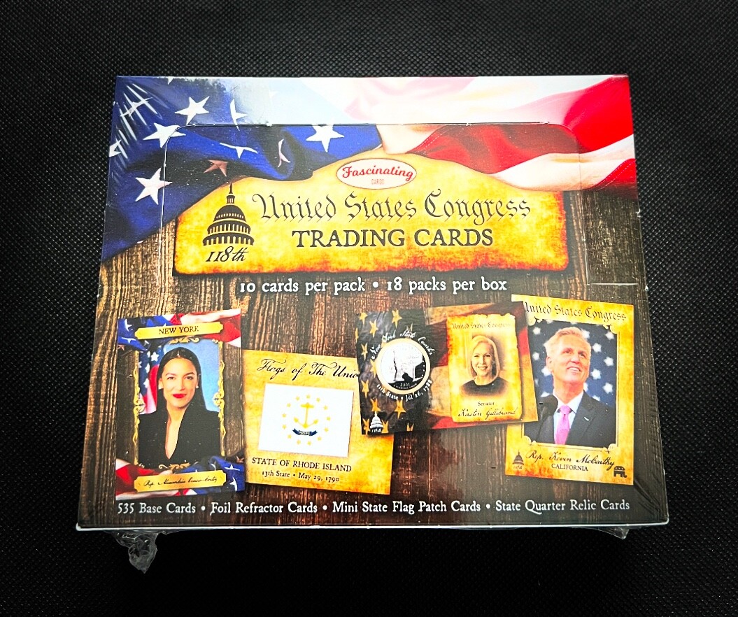 2023 Fascinating Cards 118th United States Congress Hobby Box - Sealed - QTY