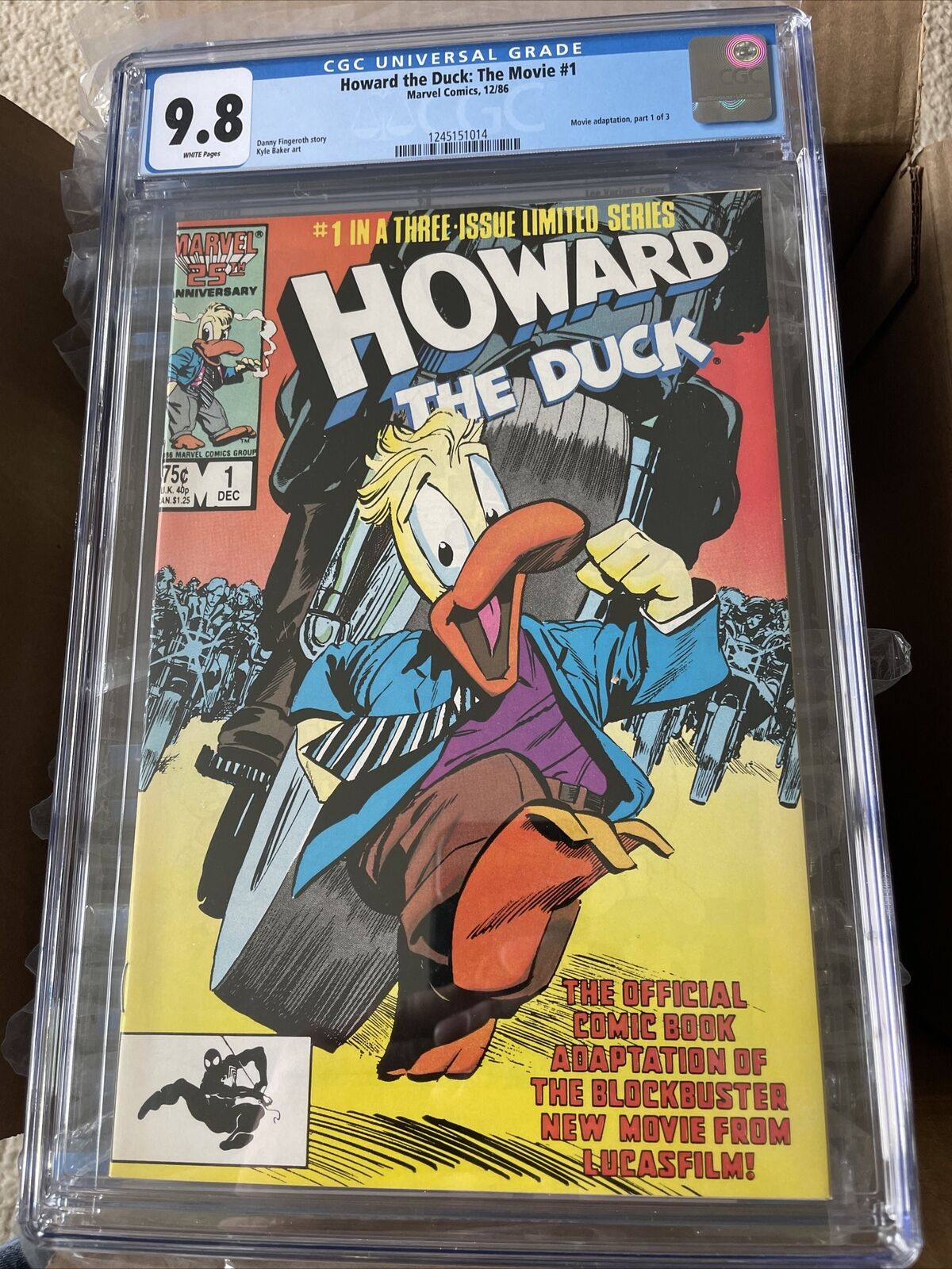MARVEL Howard The Duck The Movie #1 CGC 9.8 RARE 1986 Disney Vintage Offers Open