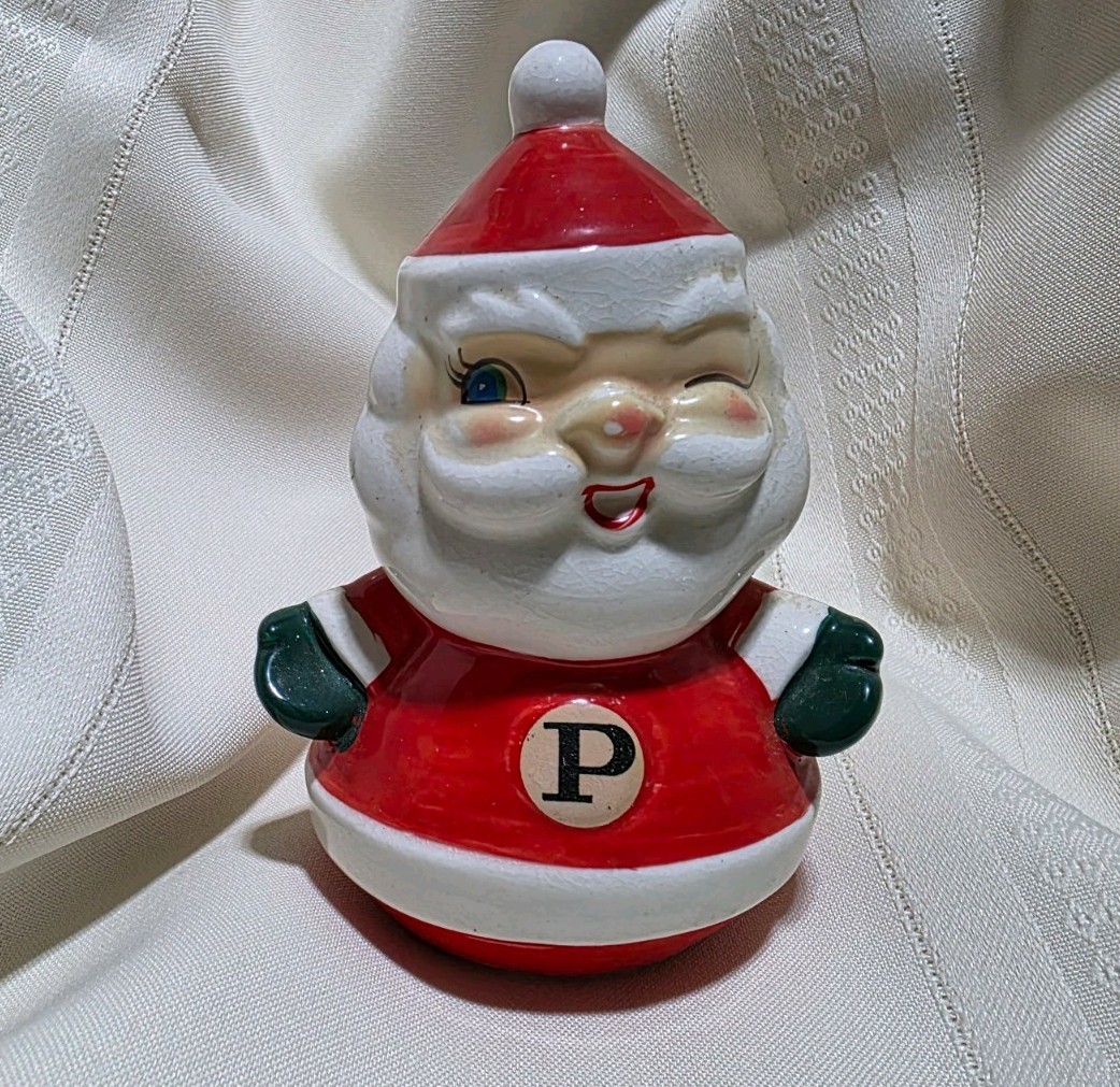 Vintage Holt Howard Christmas Santa Claus Large Pepper Shaker only 1960 Japan Vintage Holt Howard Christmas Santa Claus Large Pepper Shaker only 1960 Japan