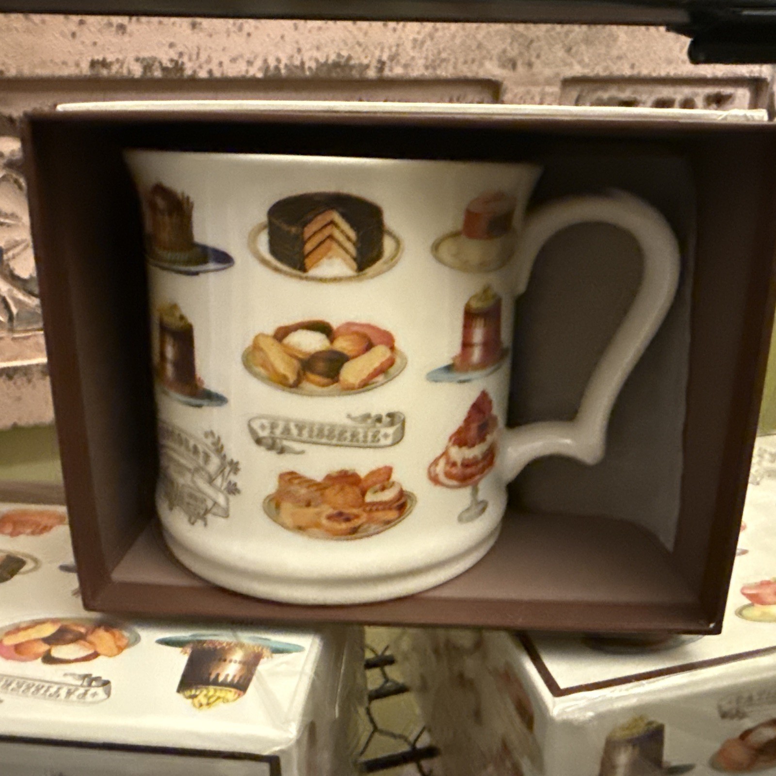 Michael Design Works Coffee And Tea Mug New Bone China Porcelaine Fine Cake