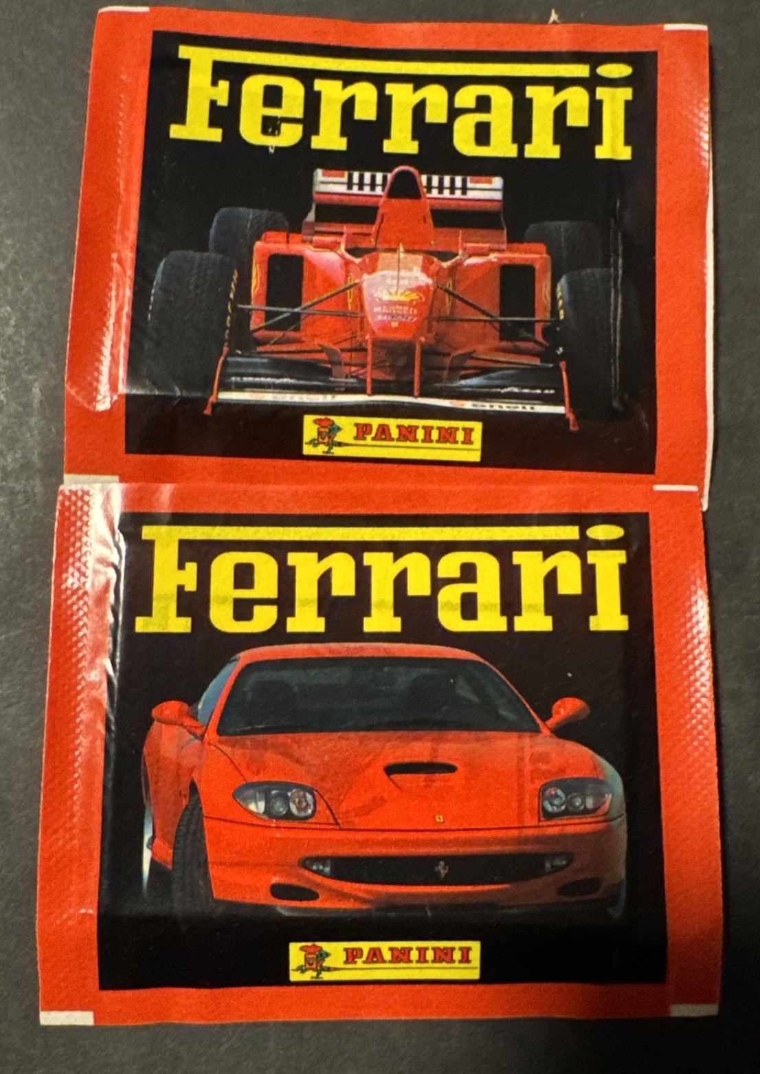 1998 Ferrari Sticker Card Pack Unopened