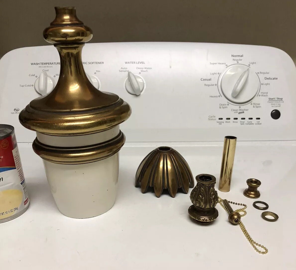 Vtg STIFFEL Lamp Parts Metal Refurbish Parts Vtg STIFFEL Lamp Parts Metal Refurbish Parts