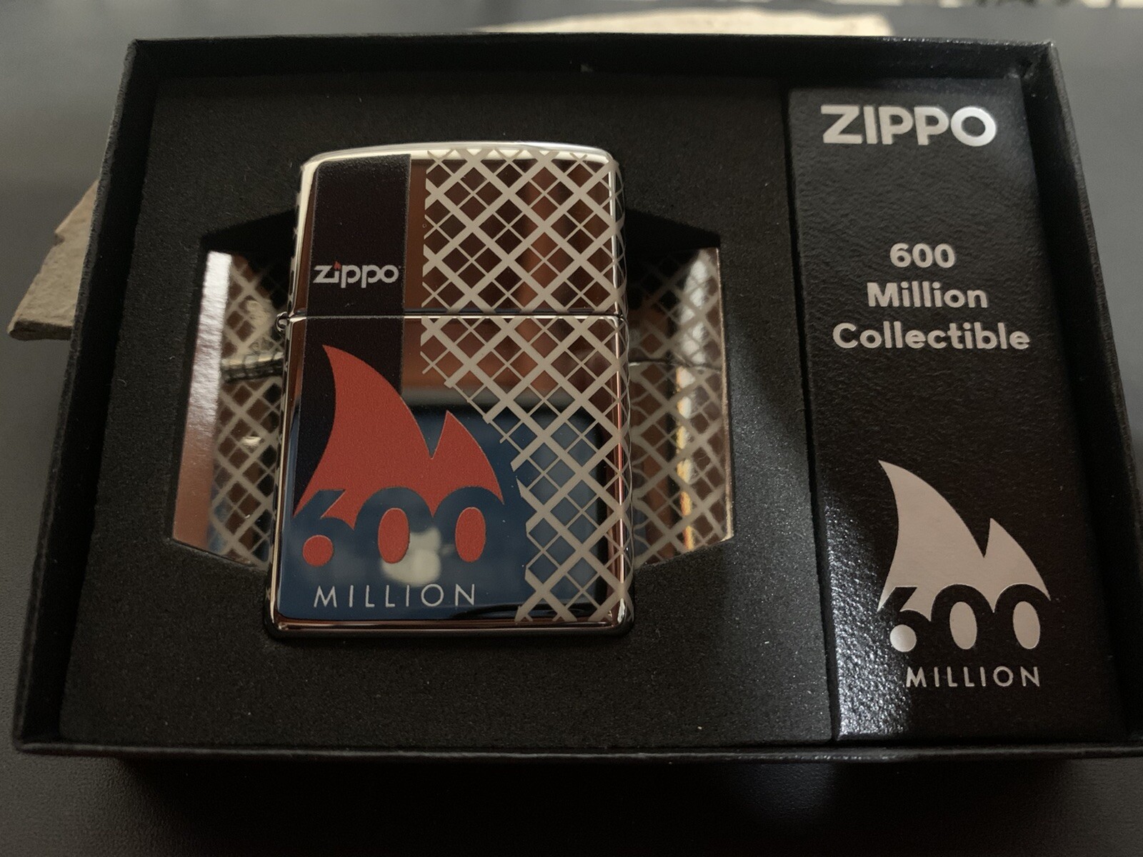 600 MILLION LIMITED EDITION ZIPPO LIGHTER MINT IN BOX  xxxxx/20000