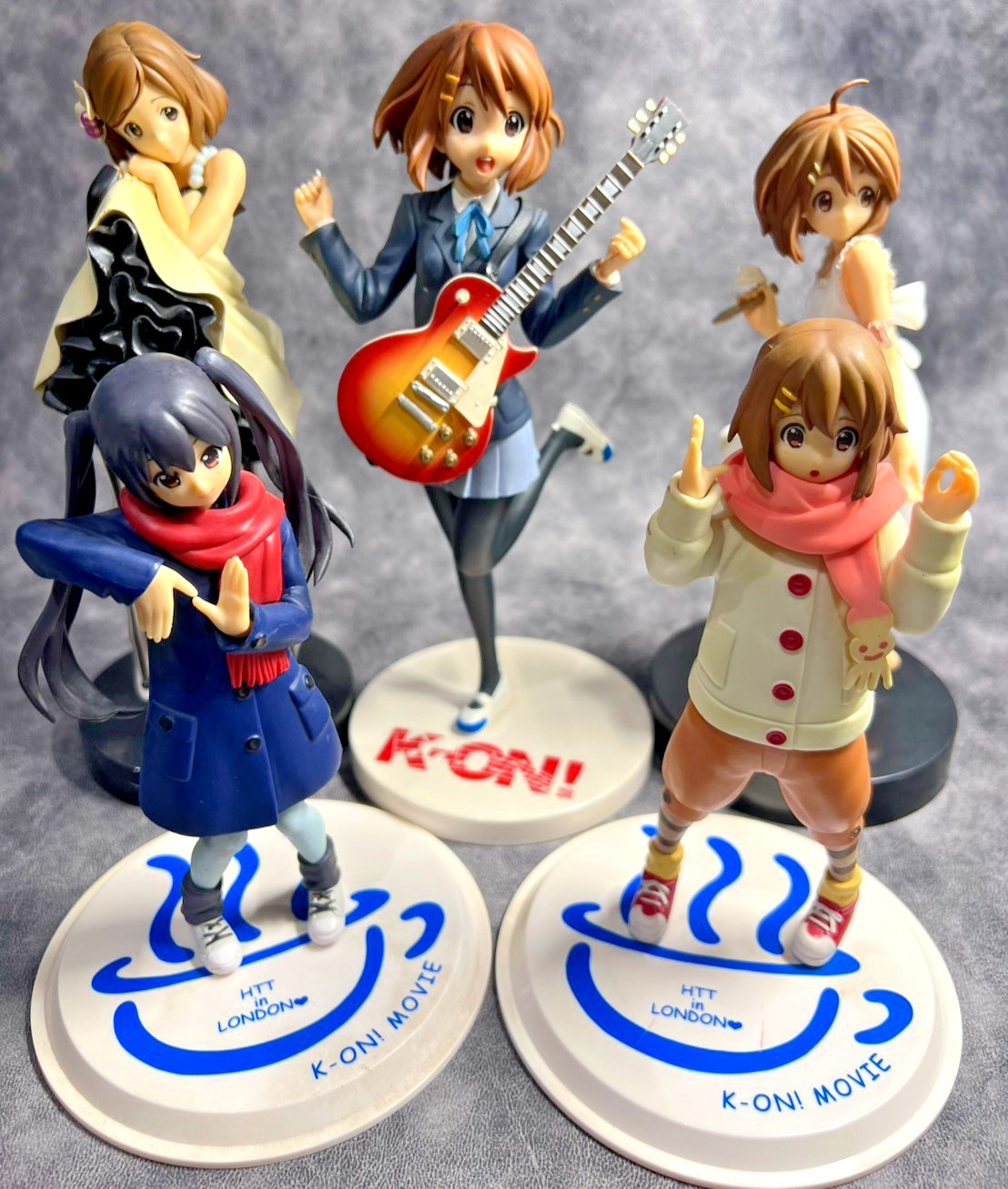 ALTER K-ON Figure Lot 5pcs Yui Hirasawa Special Azusa Movie Anime Loose