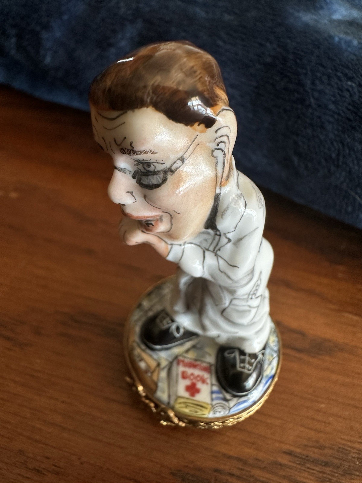 Limoges Doctor Trinket Box Sinclair 3/500  Vintage, Super Rare Character