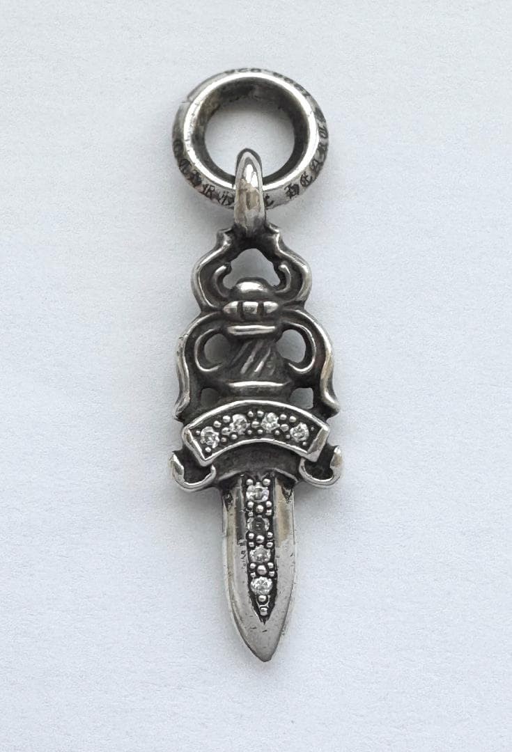 Chrome Hearts #5 Dagger Charm Beyond Cool 8P Diamond With Warranty