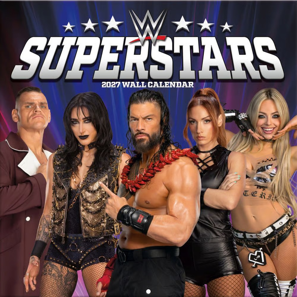 Turner Licensing,  WWE Superstars 2027 Wall Calendar