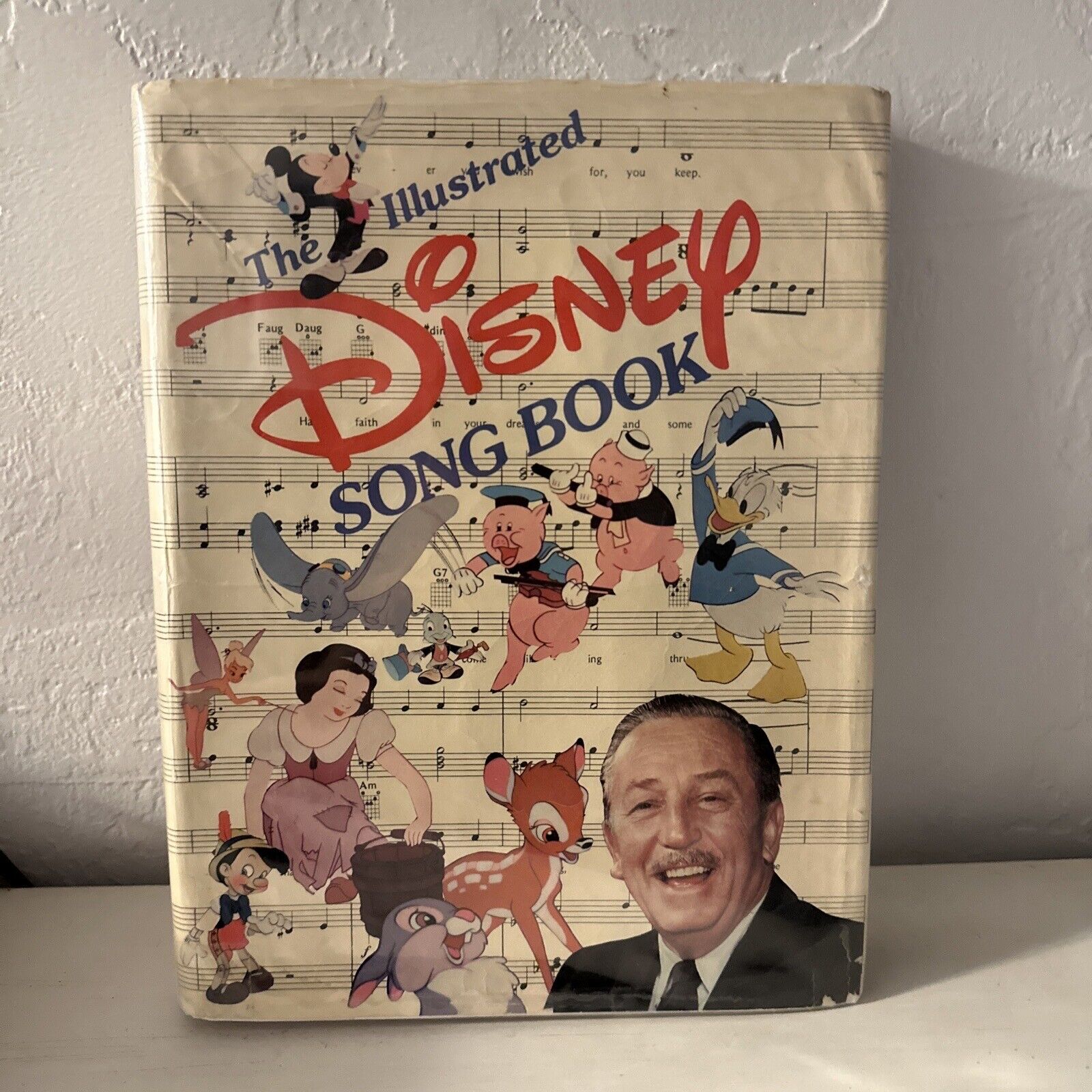 The Illustrated Disney Song Book Vintage Hardcover First Edition 