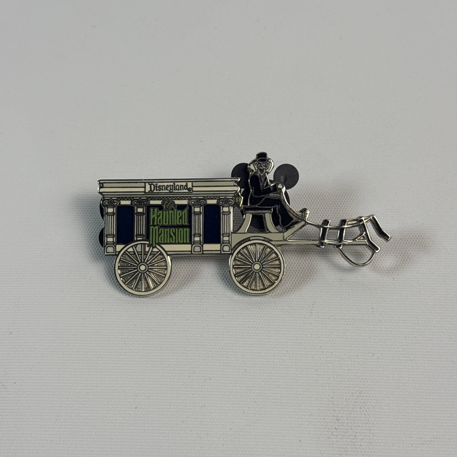 old Disney pin DLR Haunted Mansion Hearse Hitchhiking Ghost Ezra Ghostly Horse