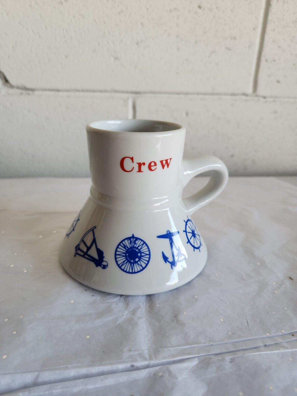 Vintage 1984 Feltman Langer Crew Nautical Coffee Mug