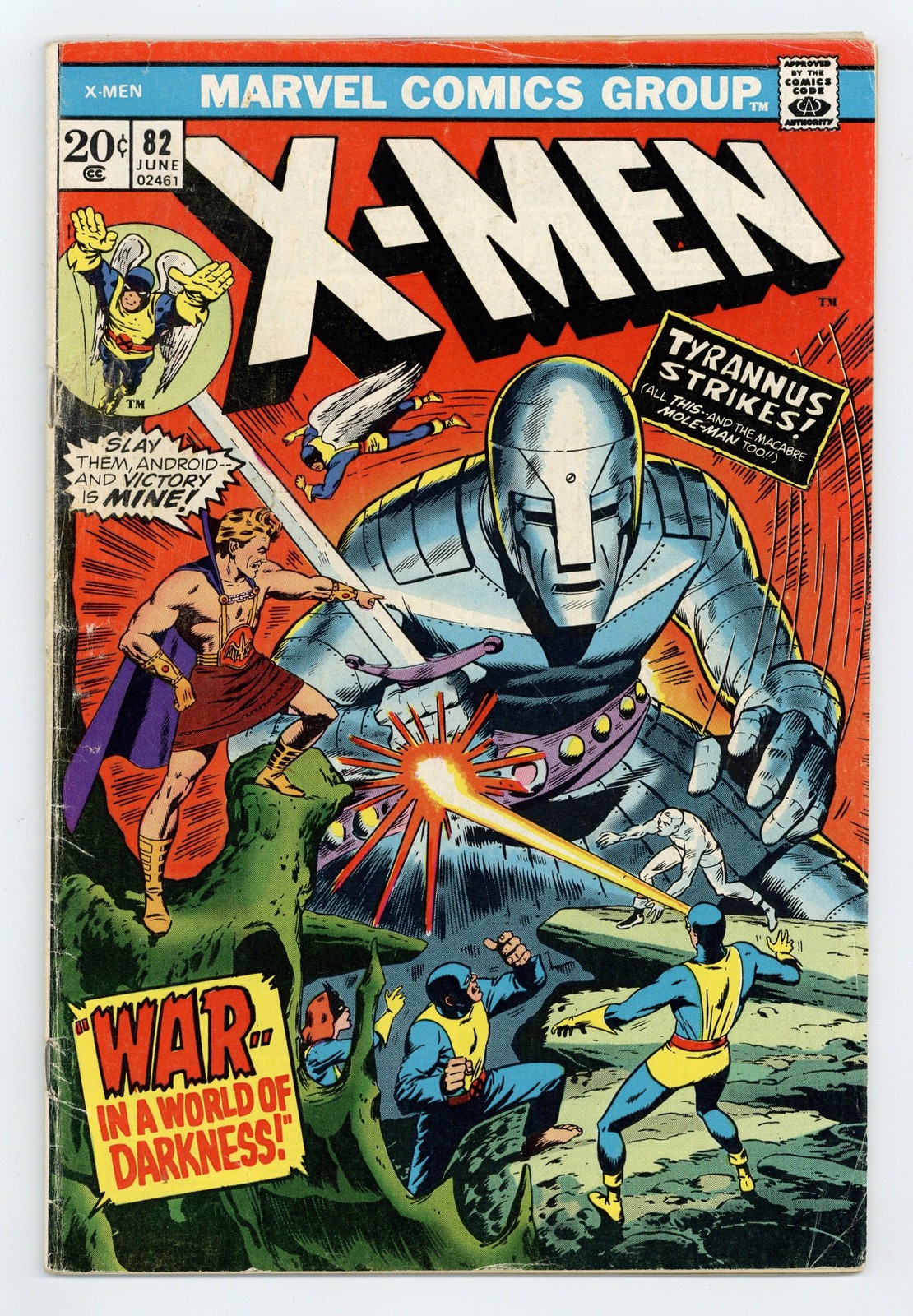 Uncanny X-Men #82 GD/VG 3.0 1973
